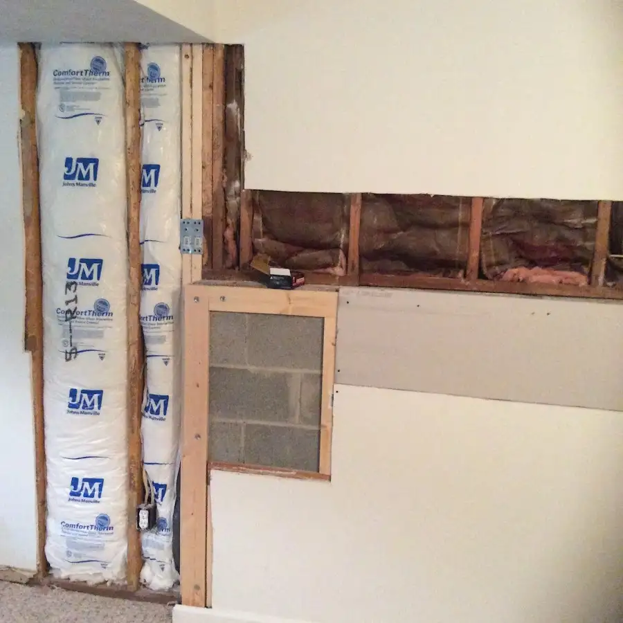 Wall insulation replacement during Structural Drying in Maumelle